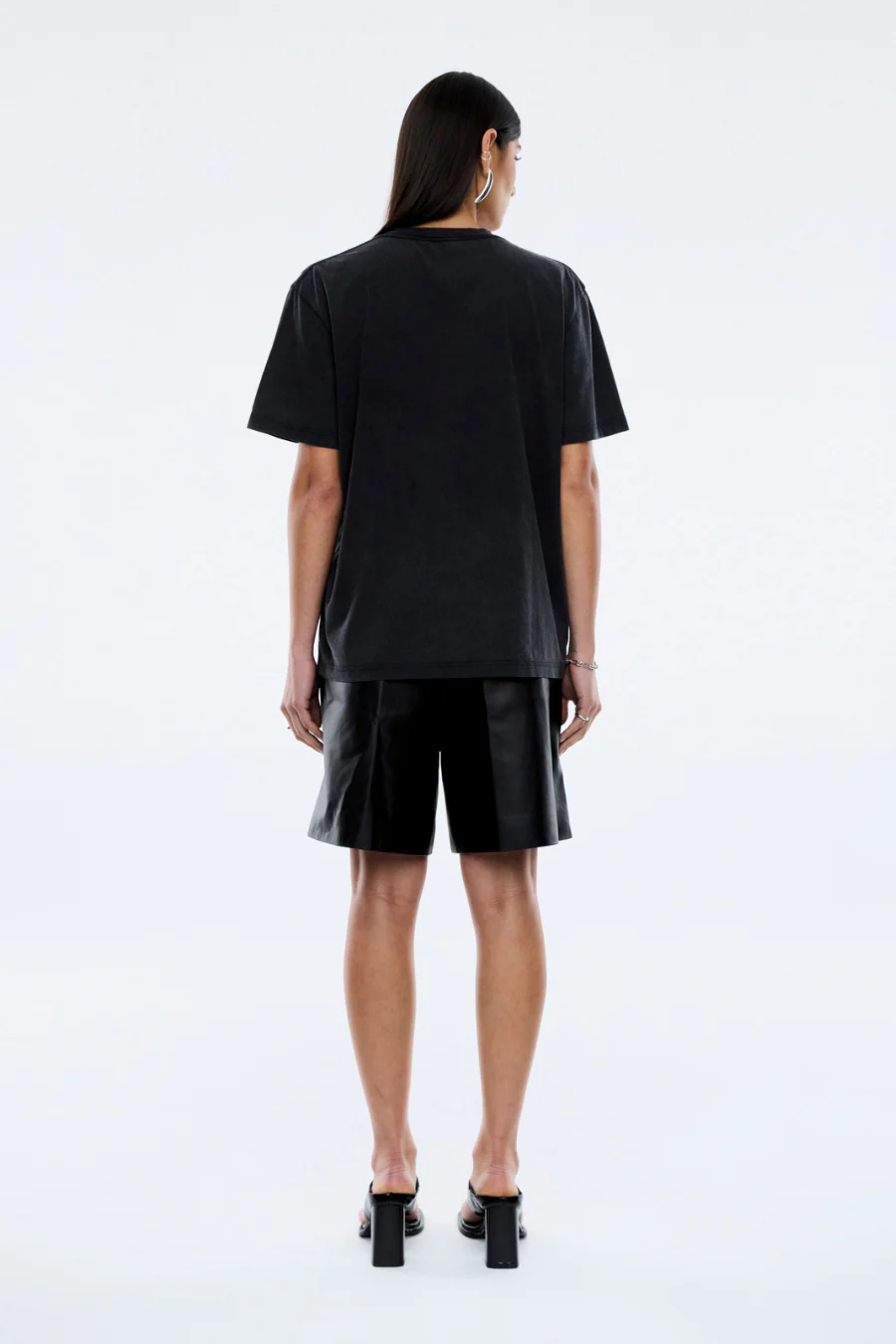 Leopard Collegiate Tee Vintage Black - Image 2