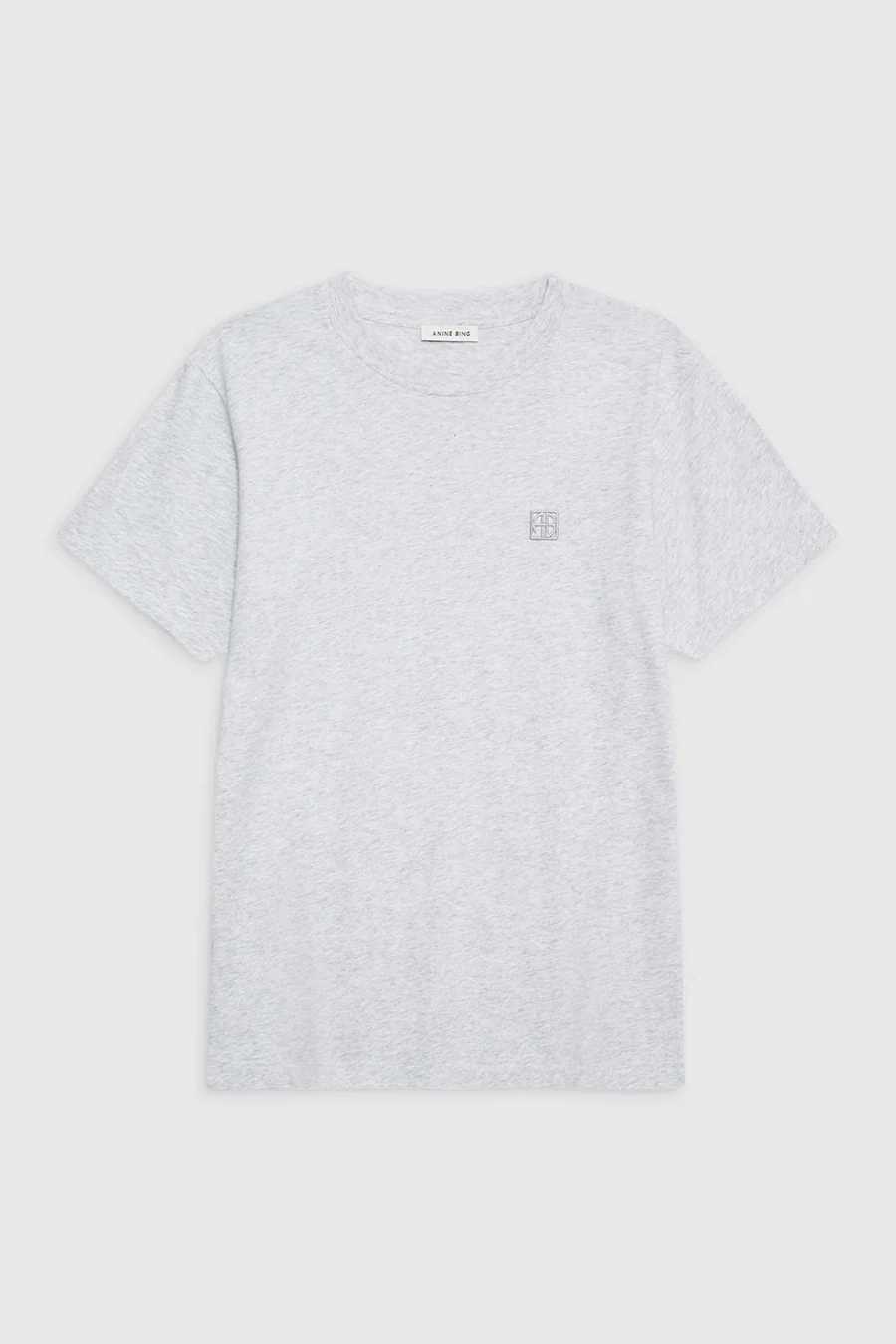 Lili Tee Framed Monogram Heather Grey - Image 3
