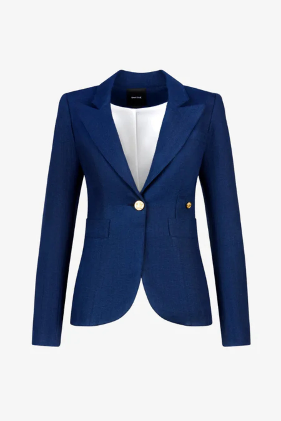 Linen Duchess Blazer Navy - Image 5