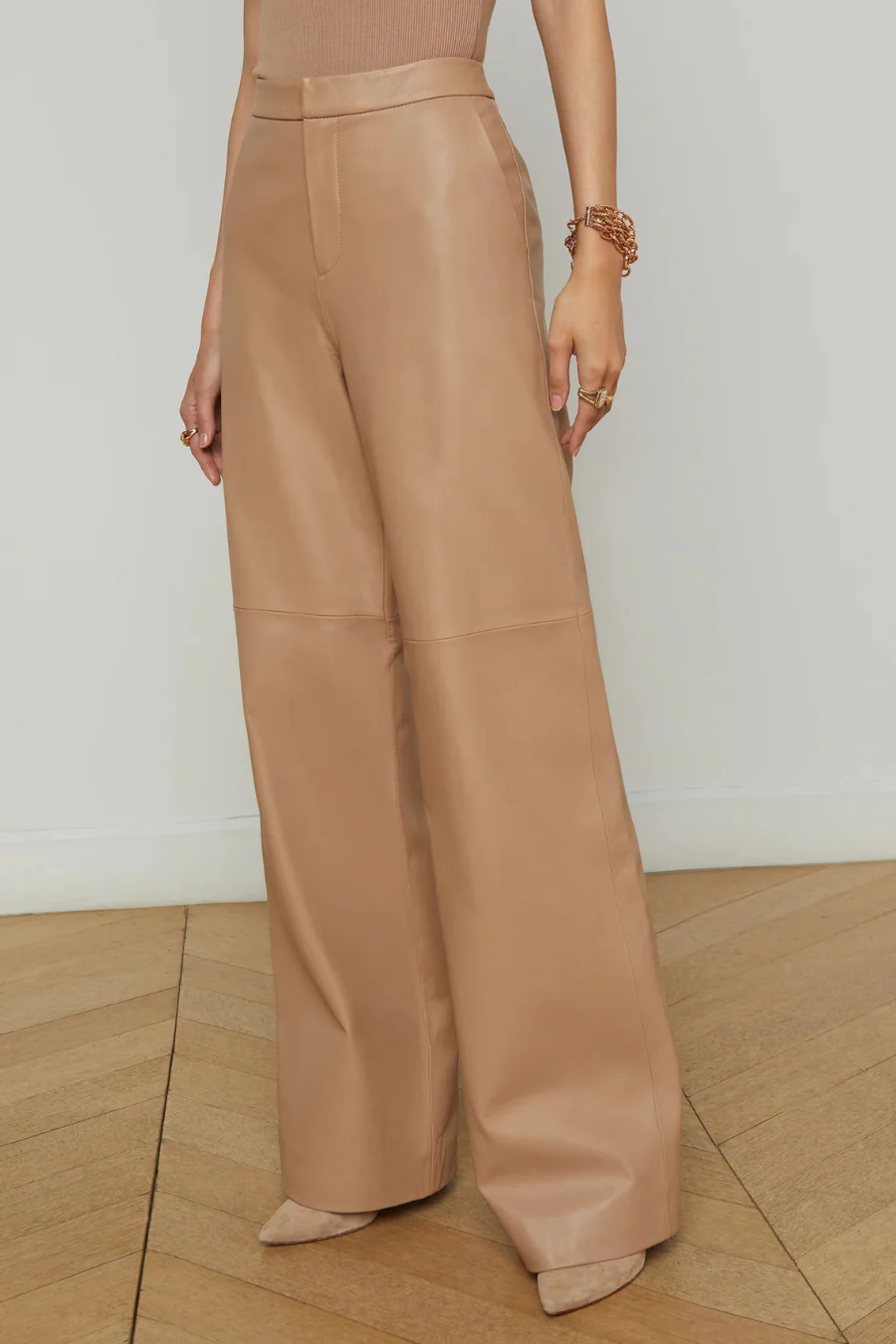 Livvy Straight Leg Trouser Cappuccino - Image 3