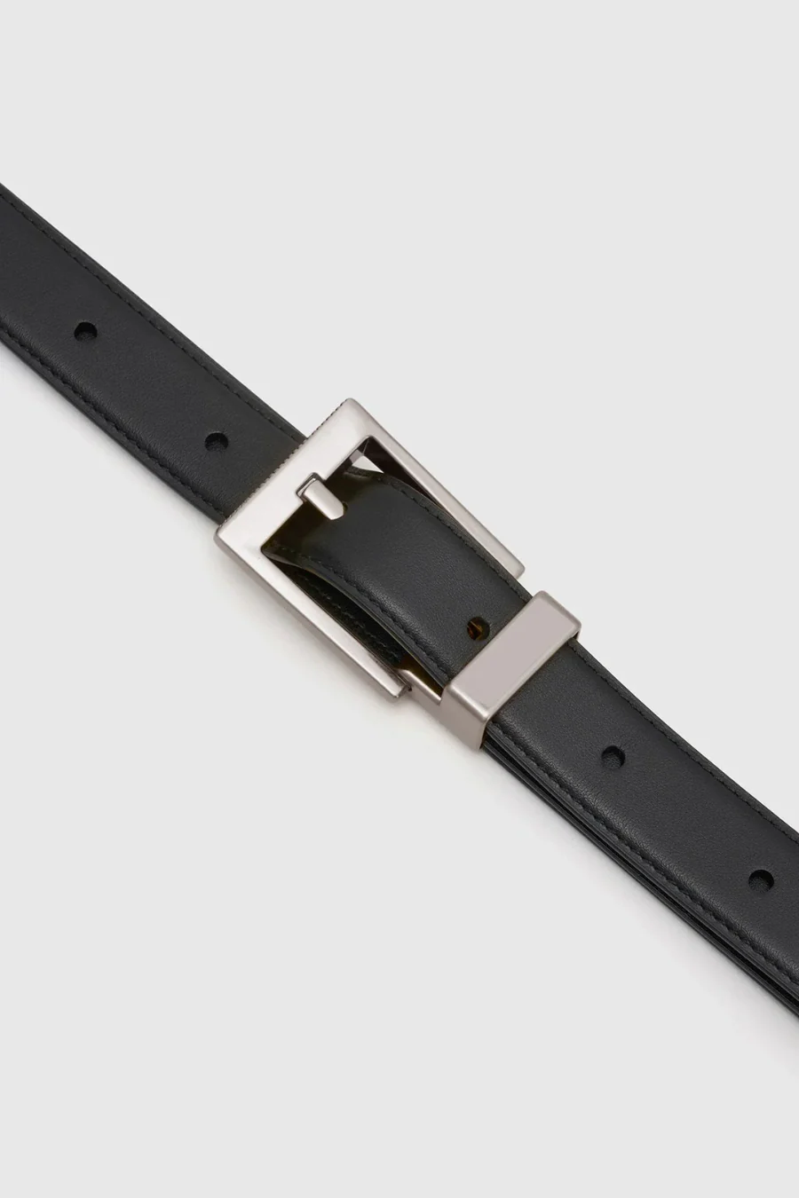 Lloyd Belt Black/ Silver - Image 2