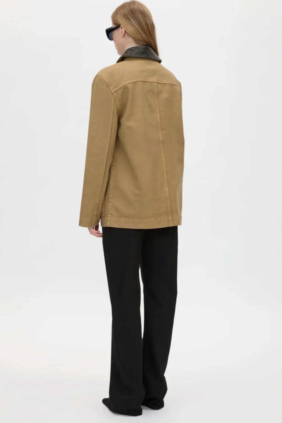 Luca Denim Utility Jacket Camel - Image 2