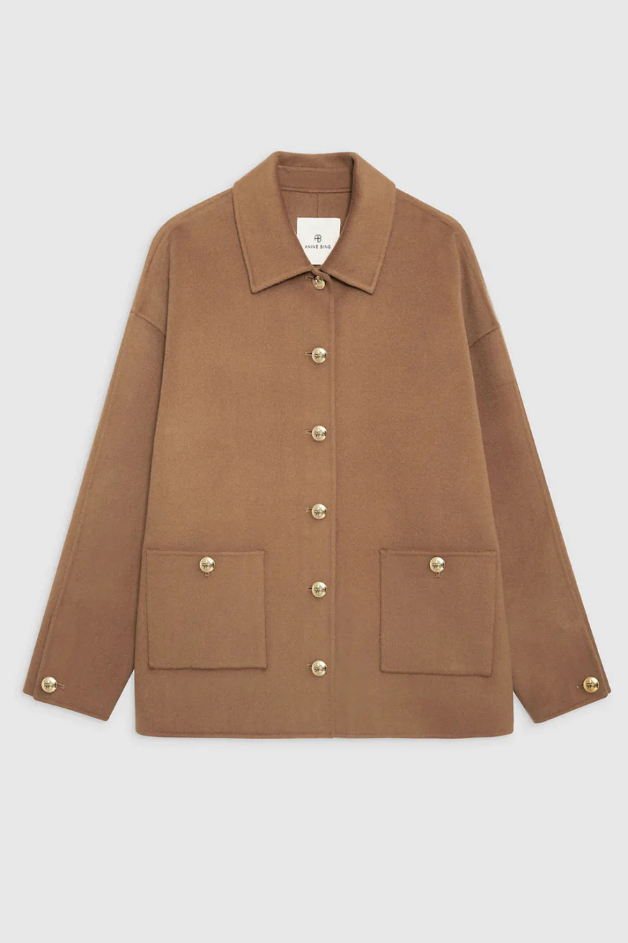 Luca Jacket Cashmere Blend Camel - Image 3