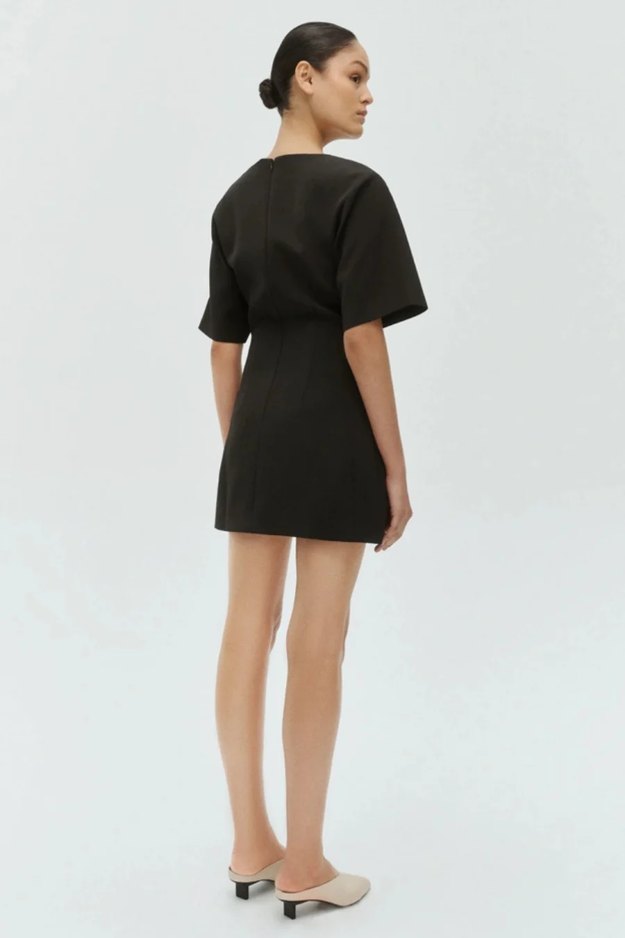 Luca Mini Dress Black - Image 2