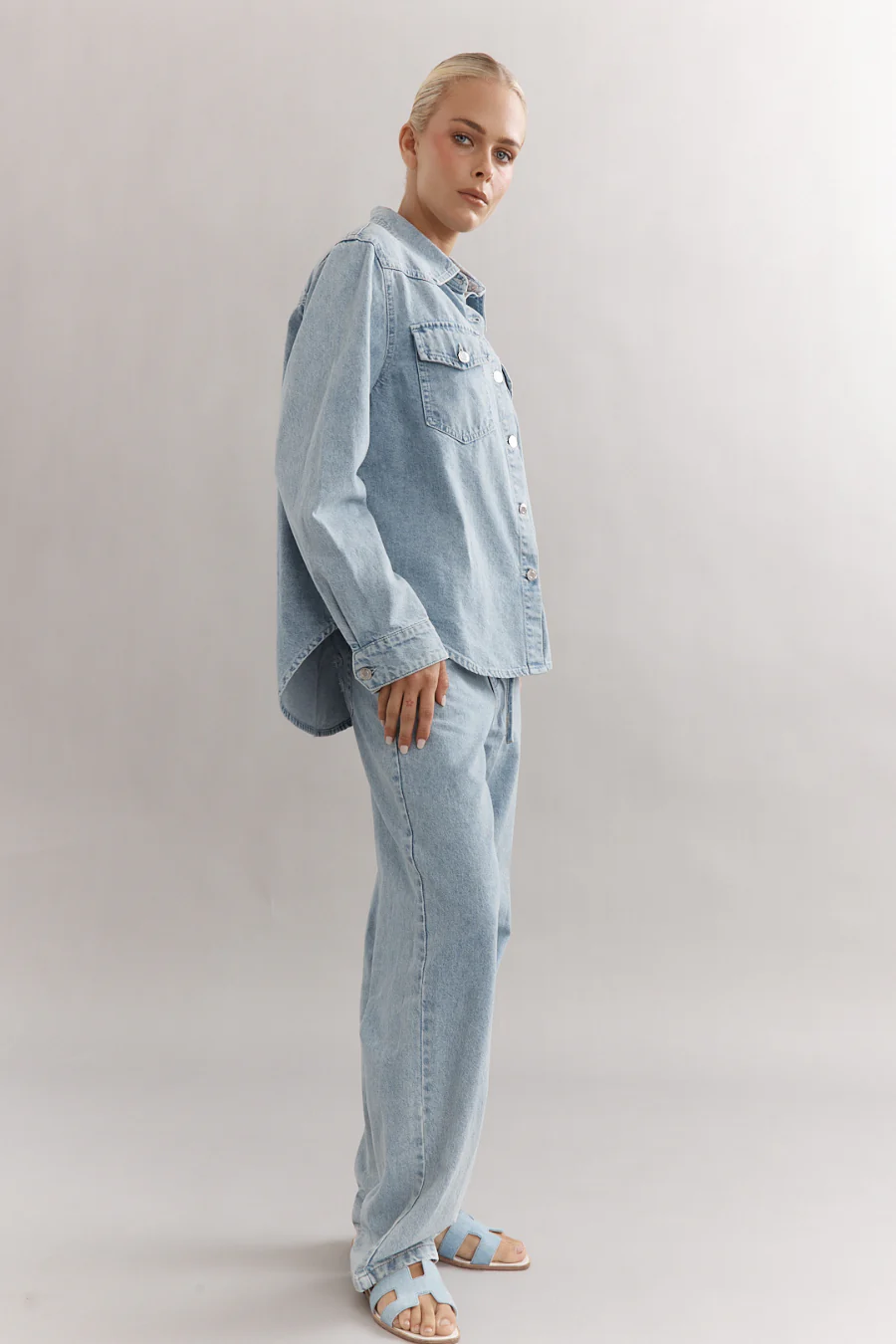 Luca Shacket Light Blue - Image 4