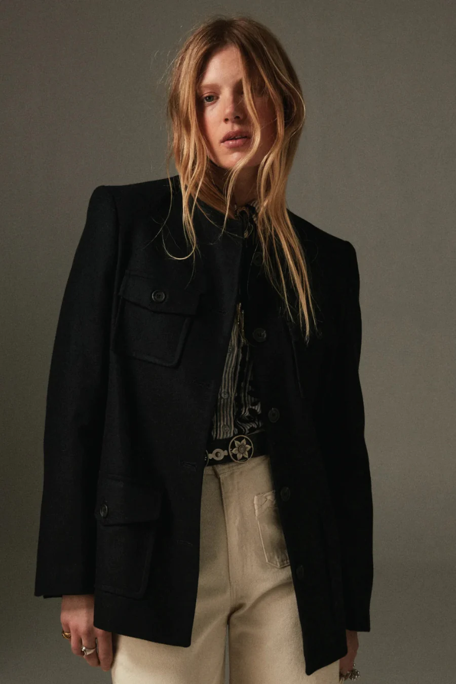 Lucien Jacket Army Marine