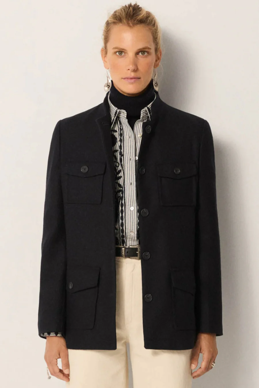 Lucien Jacket Army Marine - Image 2