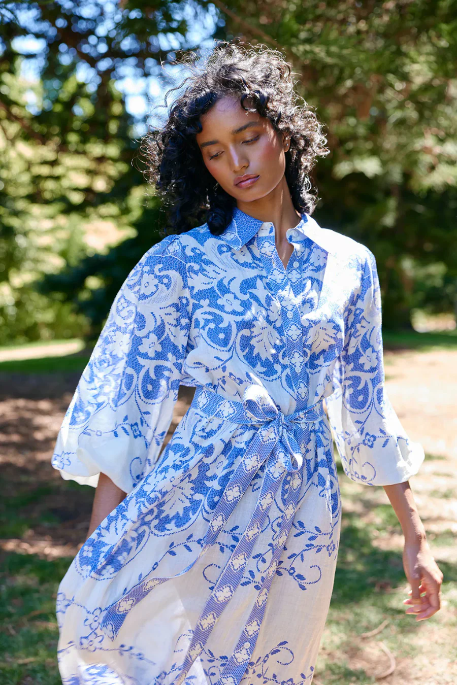 Lucille Dress Antique Royal - Image 3