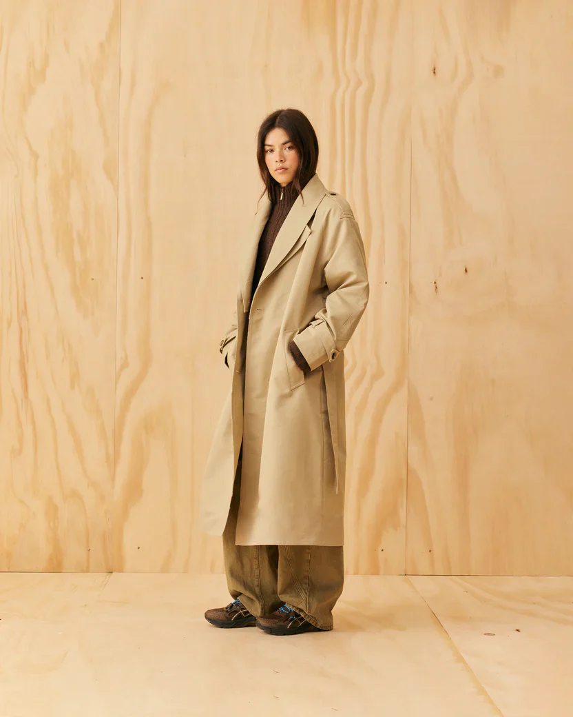 Lumi Trench Coat Sandstone - Image 4