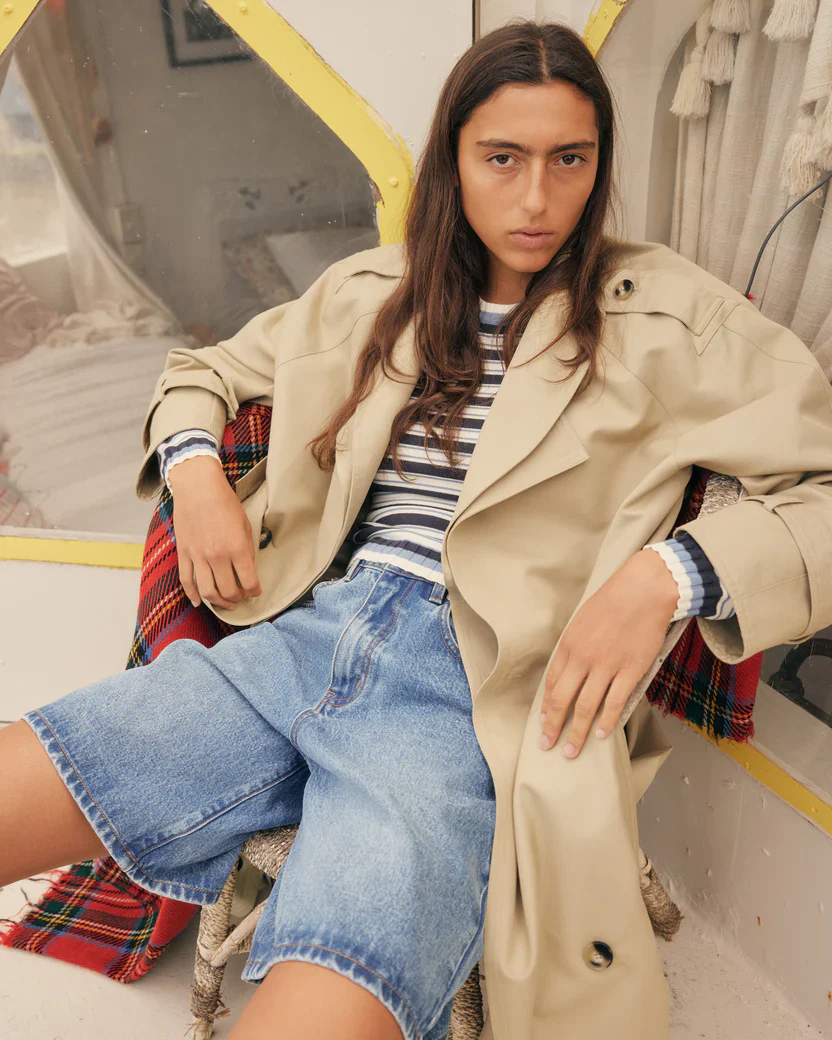 Lumi Trench Coat Sandstone - Image 5