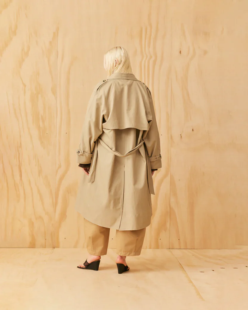 Lumi Trench Coat Sandstone - Image 7