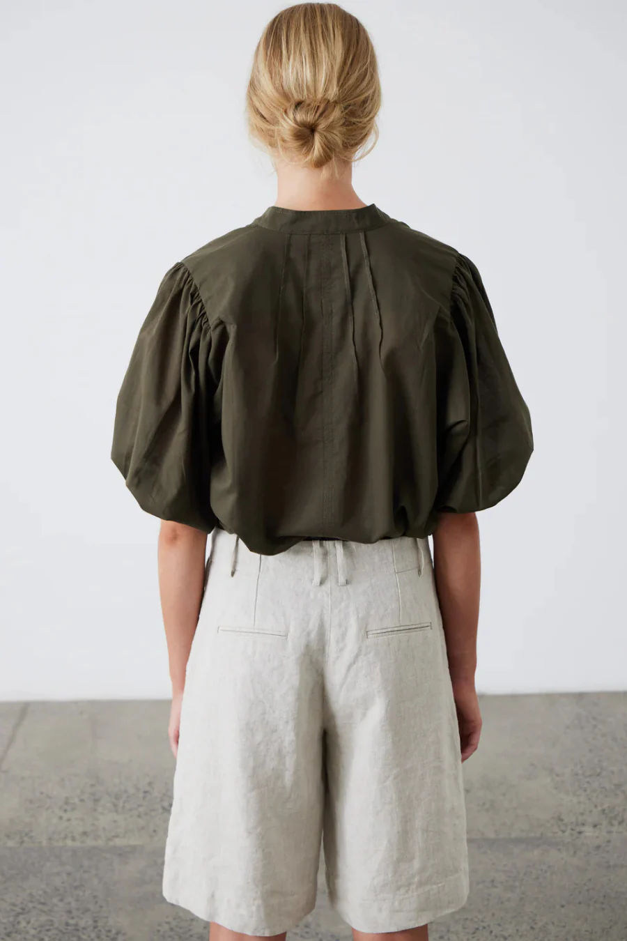 Maddie Blouse Khaki - Image 2