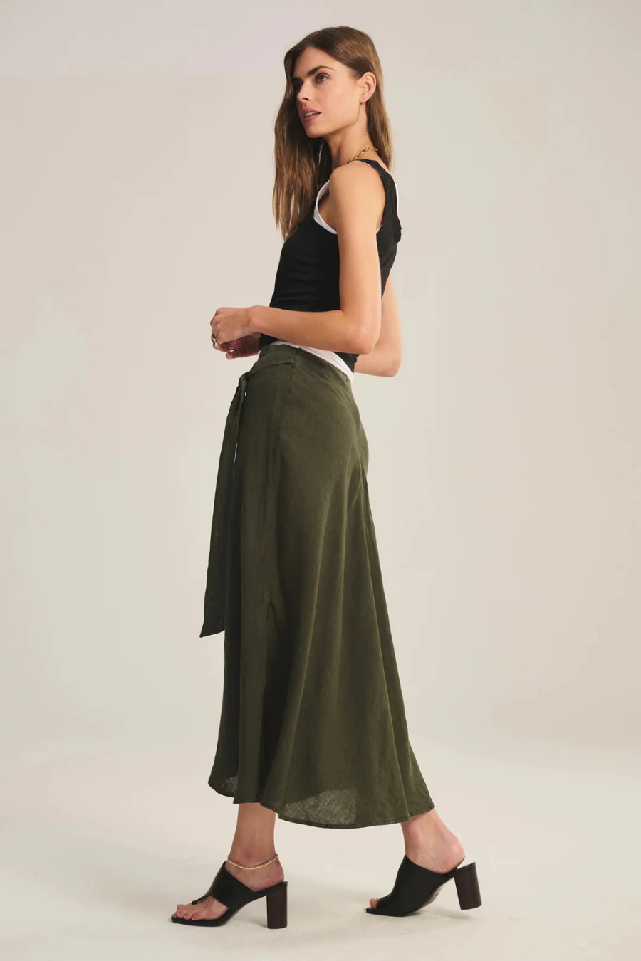 Malina Linen Skirt Tootsie - Image 2