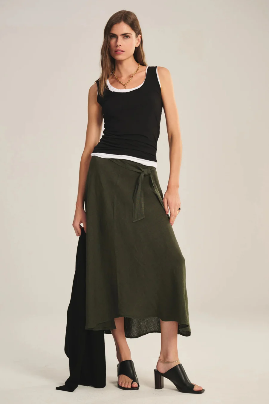Malina Linen Skirt Tootsie - Image 4