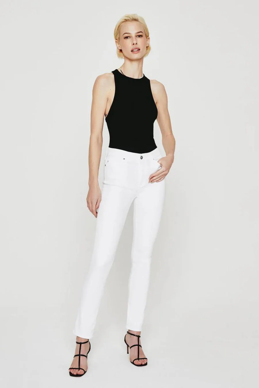 Mari High Rise Straight White - Image 4