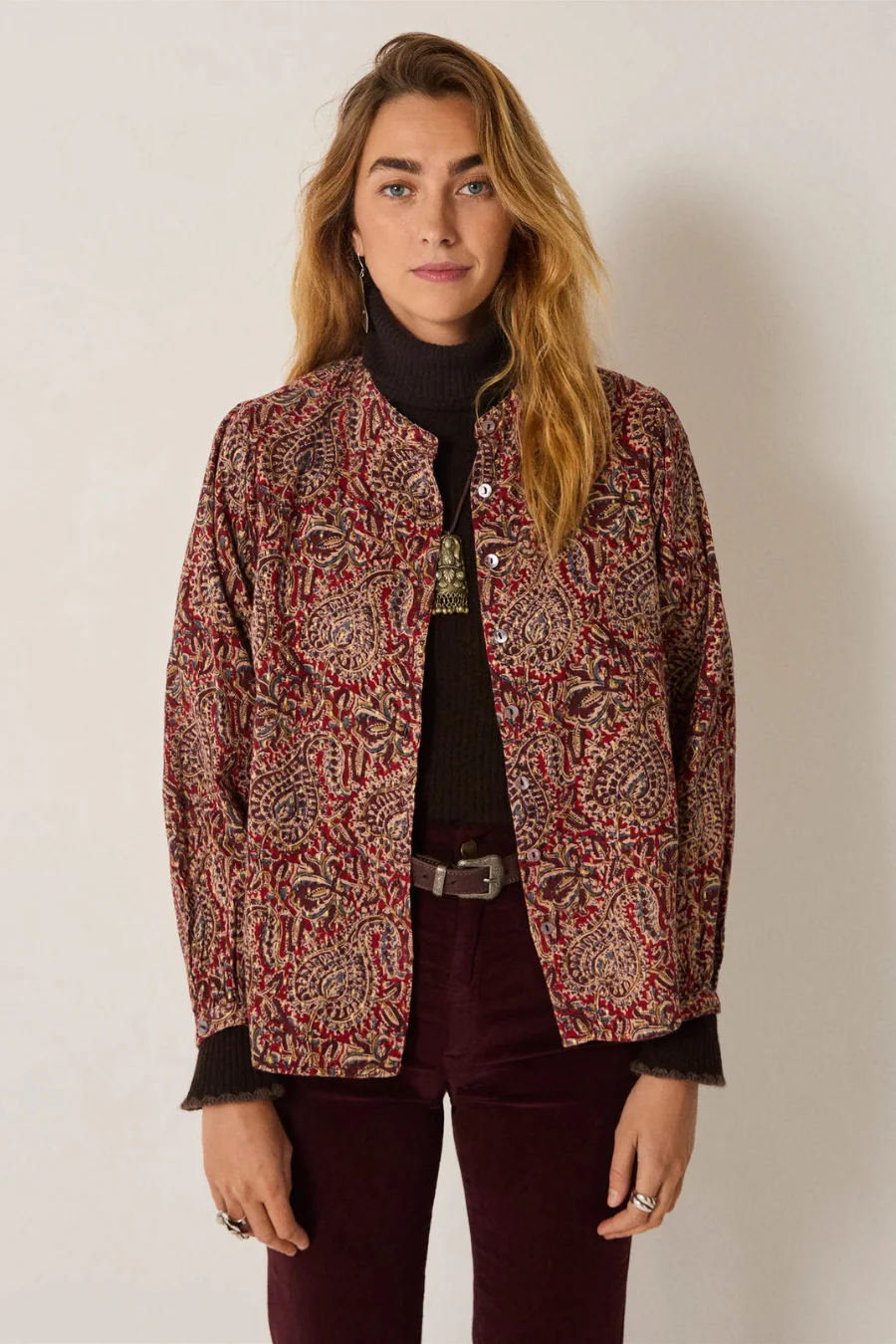 Marilyn Blouse Burnt Russet