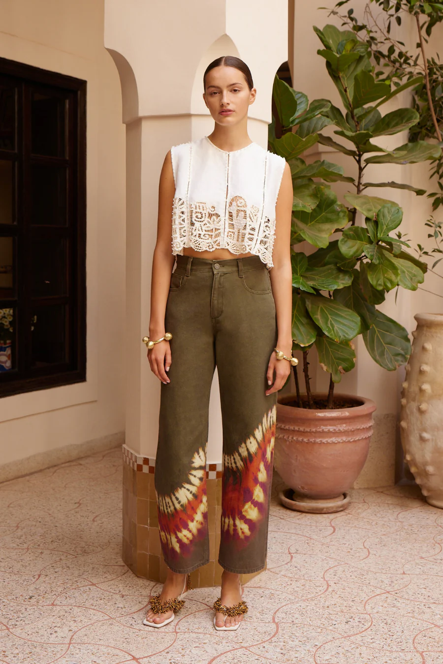 Marilyn Denim Mid Rise Jean Khaki