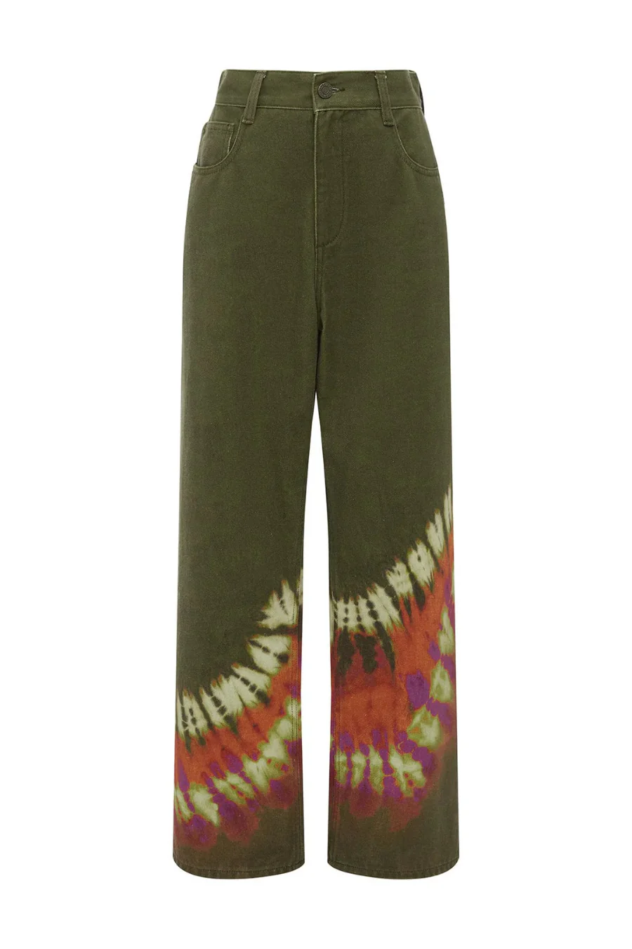 Marilyn Denim Mid Rise Jean Khaki - Image 4