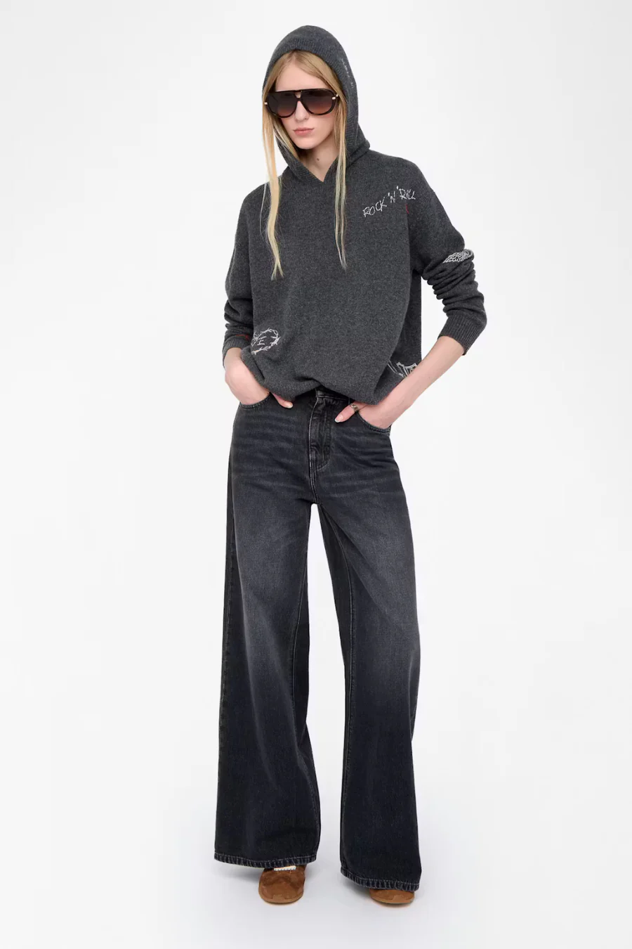 Markyz Cashmere Sweater Charcoal
