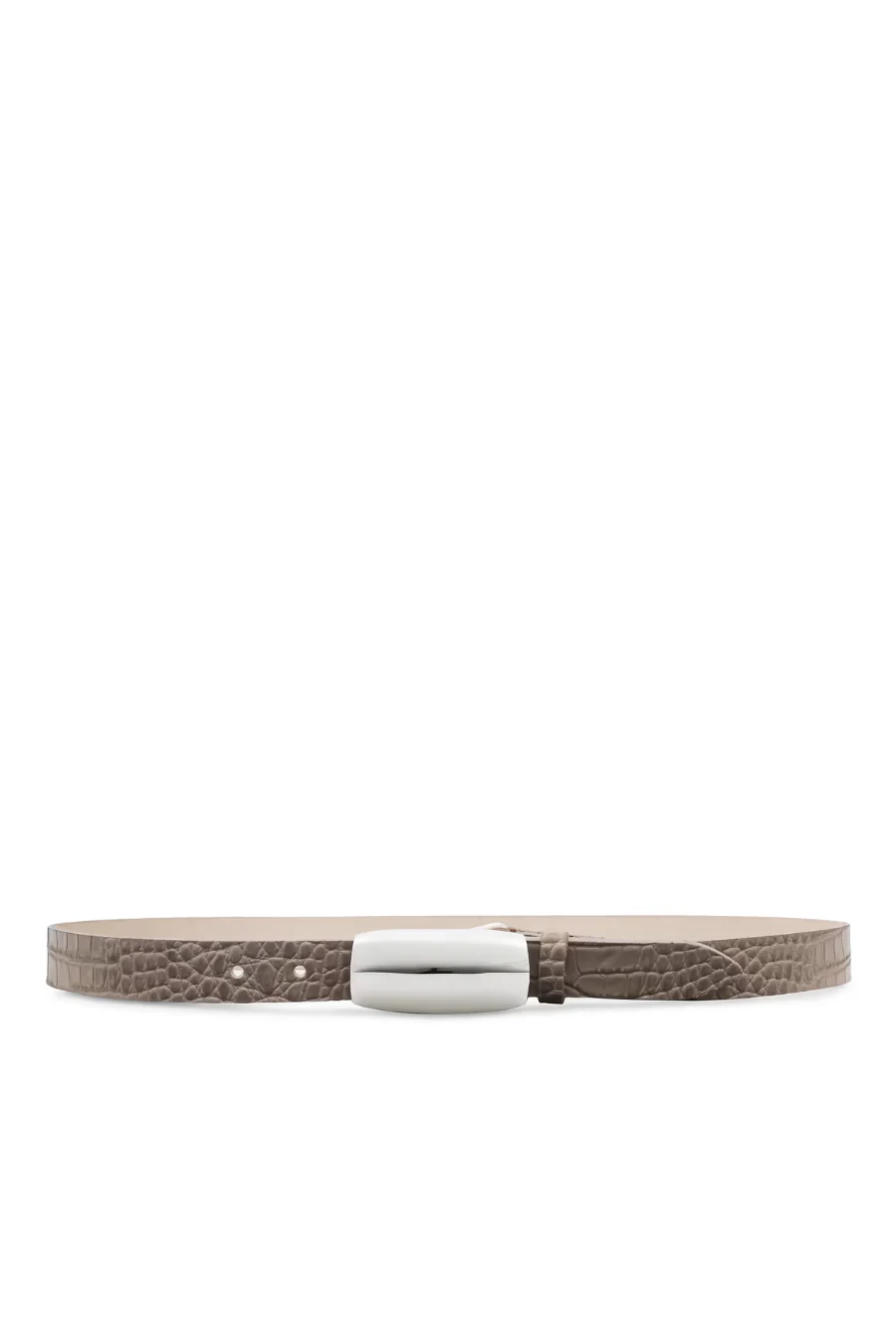 Marlowe Leather Belt Cappucino Croc - Image 3
