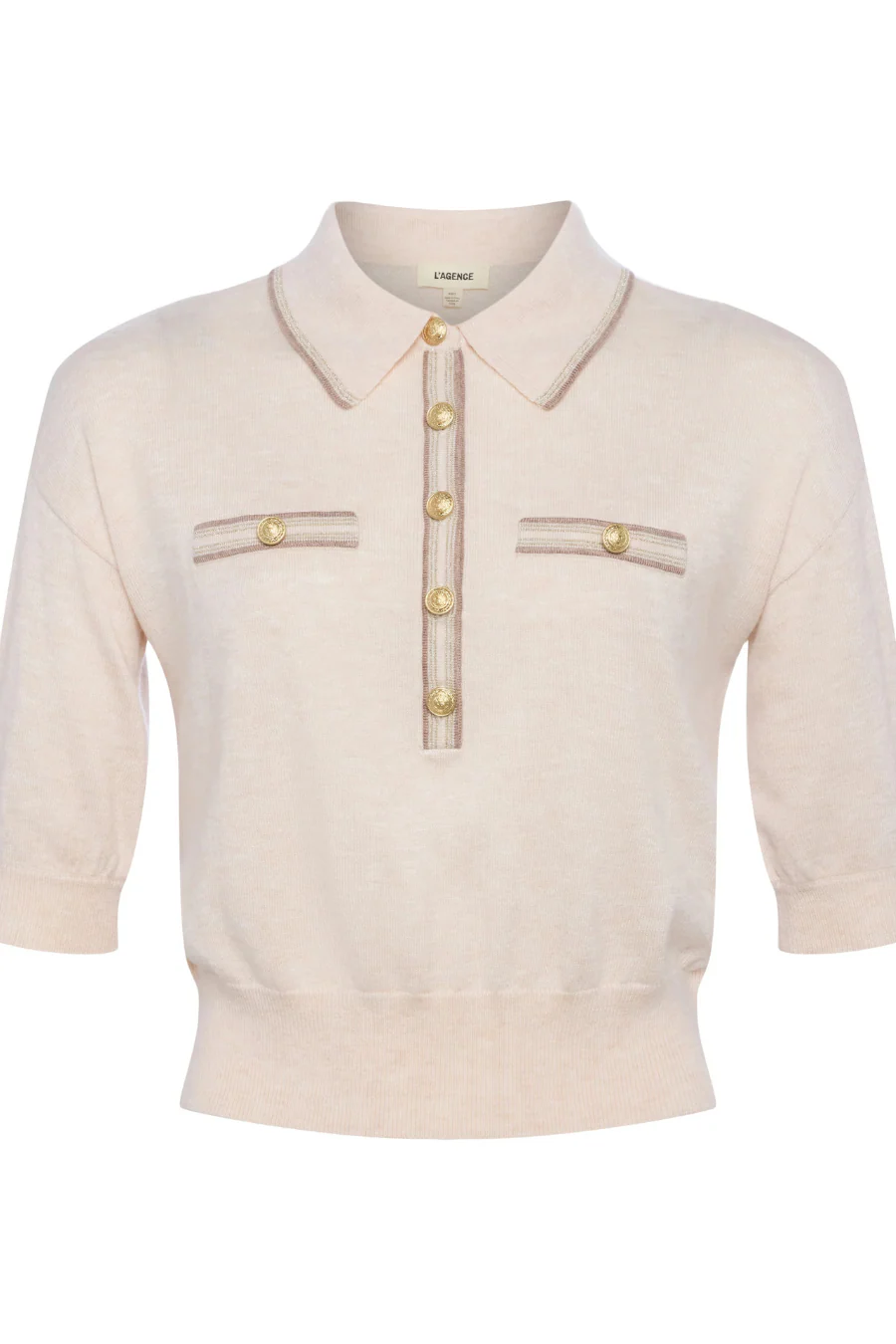 Masaki Sweater Parchment / Cappuccino Gold - Image 4