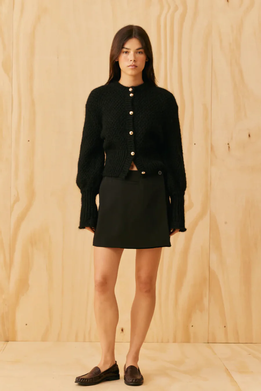 Matilda Cardigan Black