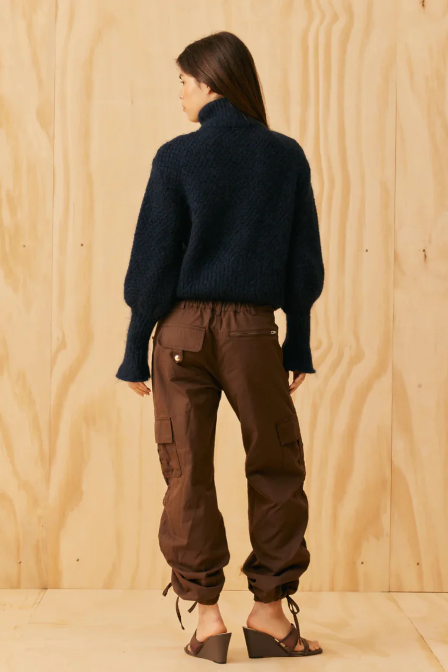 Matilda Zip Cardigan Ink - Image 2