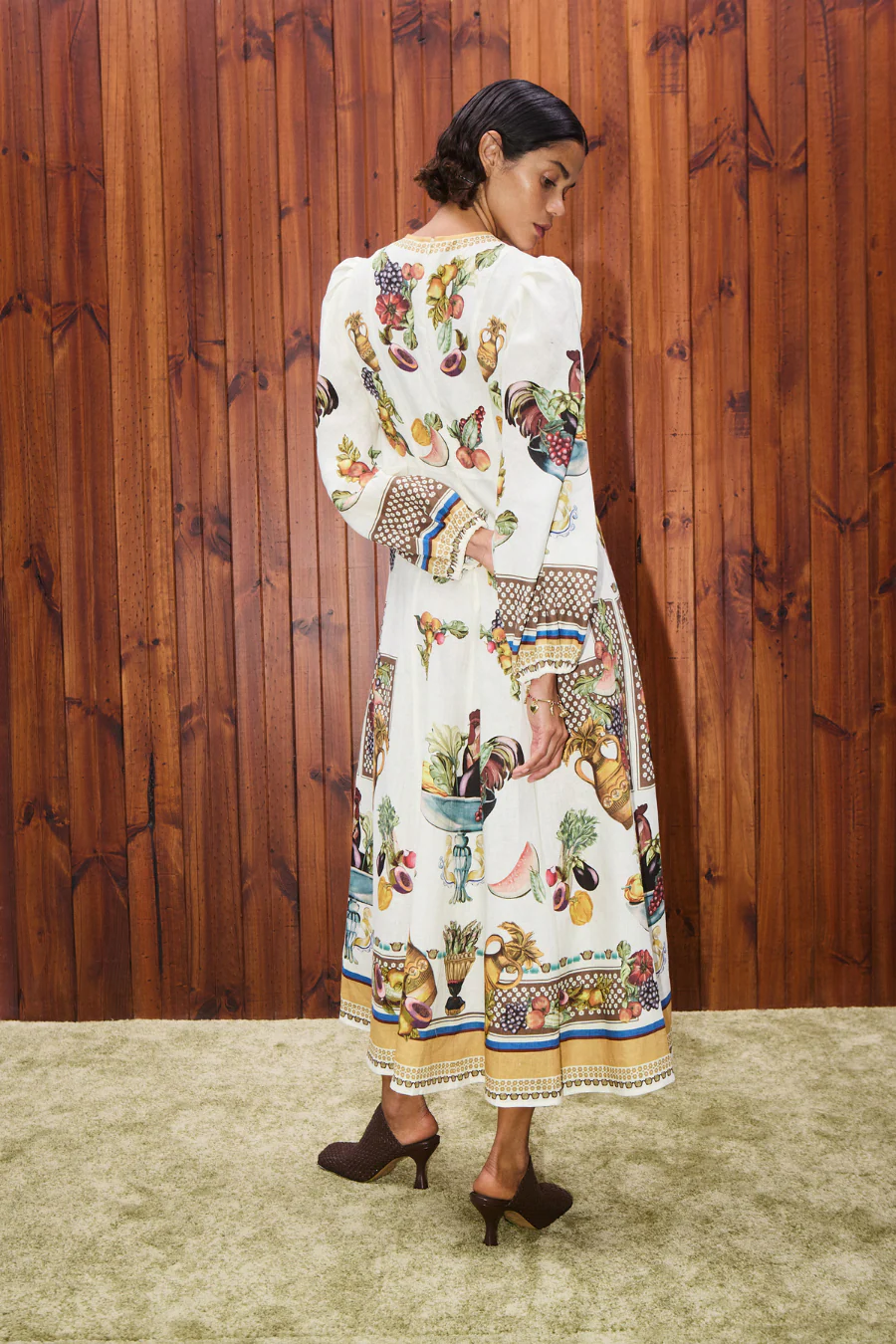 Mercado Midi Dress Multi - Image 3