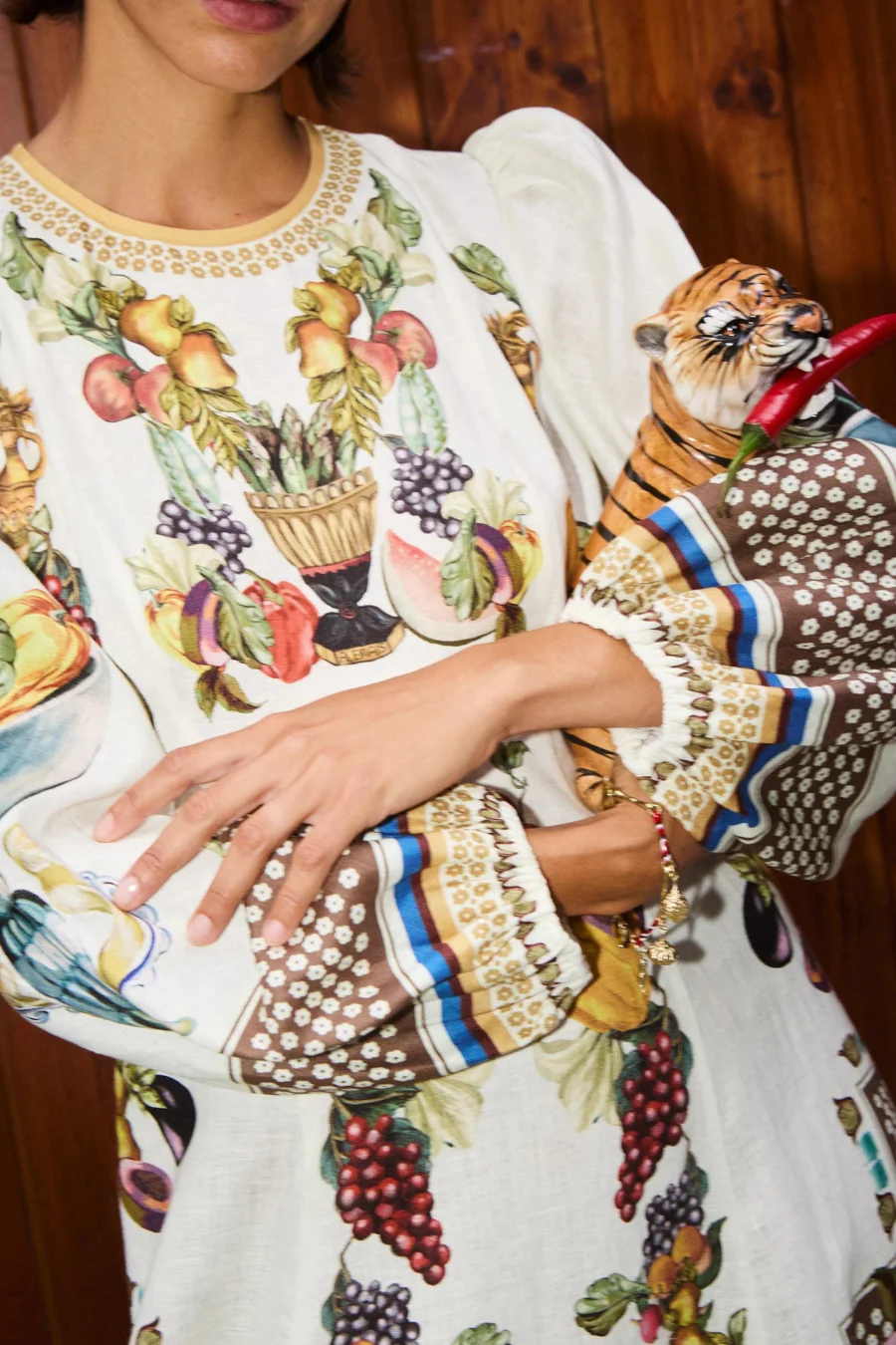 Mercado Midi Dress Multi - Image 4