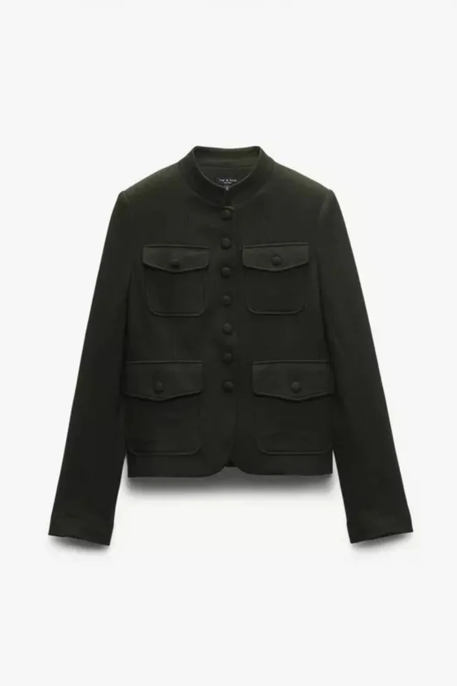 Mercer Wool Blazer Army - Image 5