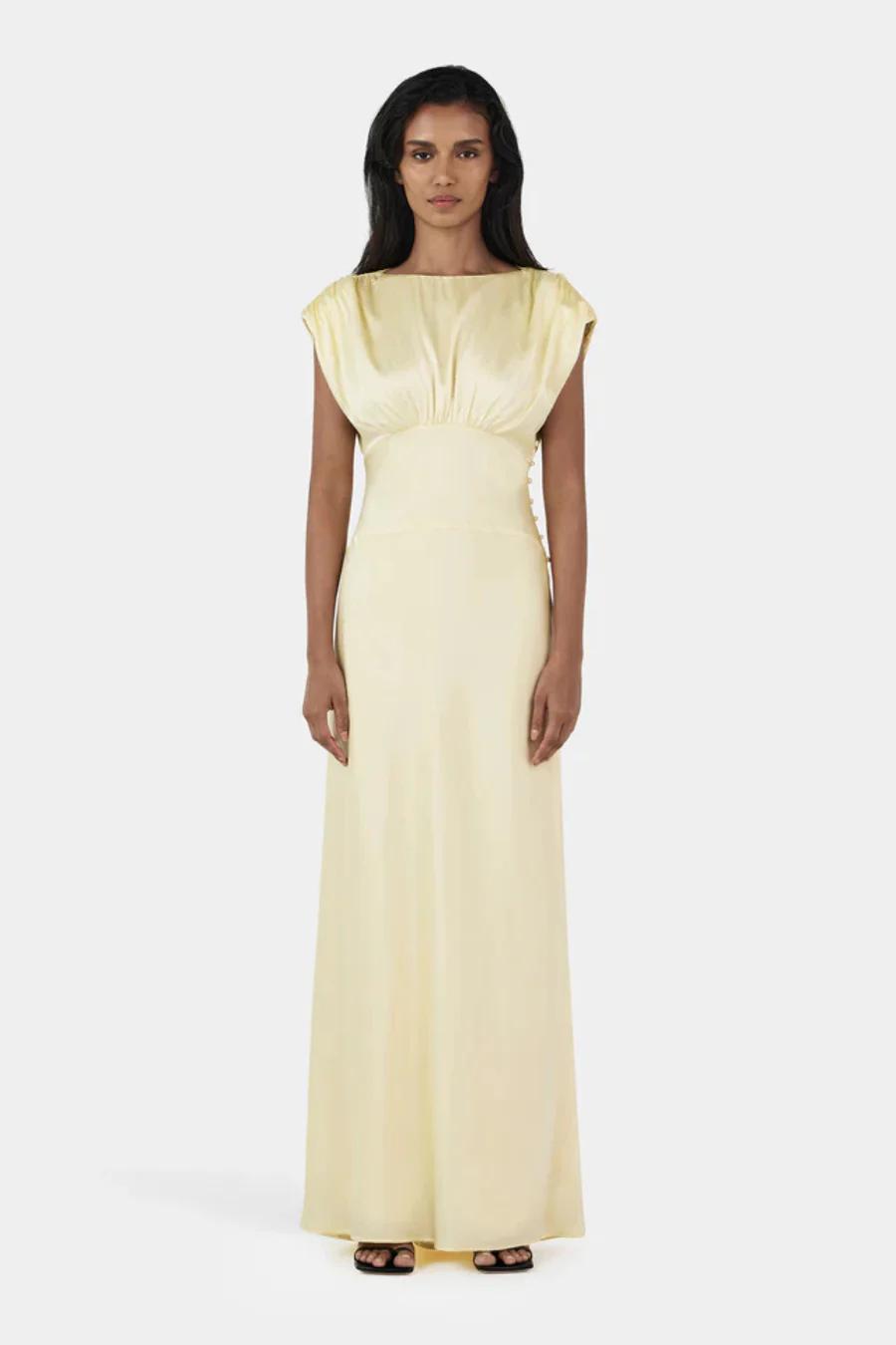 Meredith Silk Dress Butter
