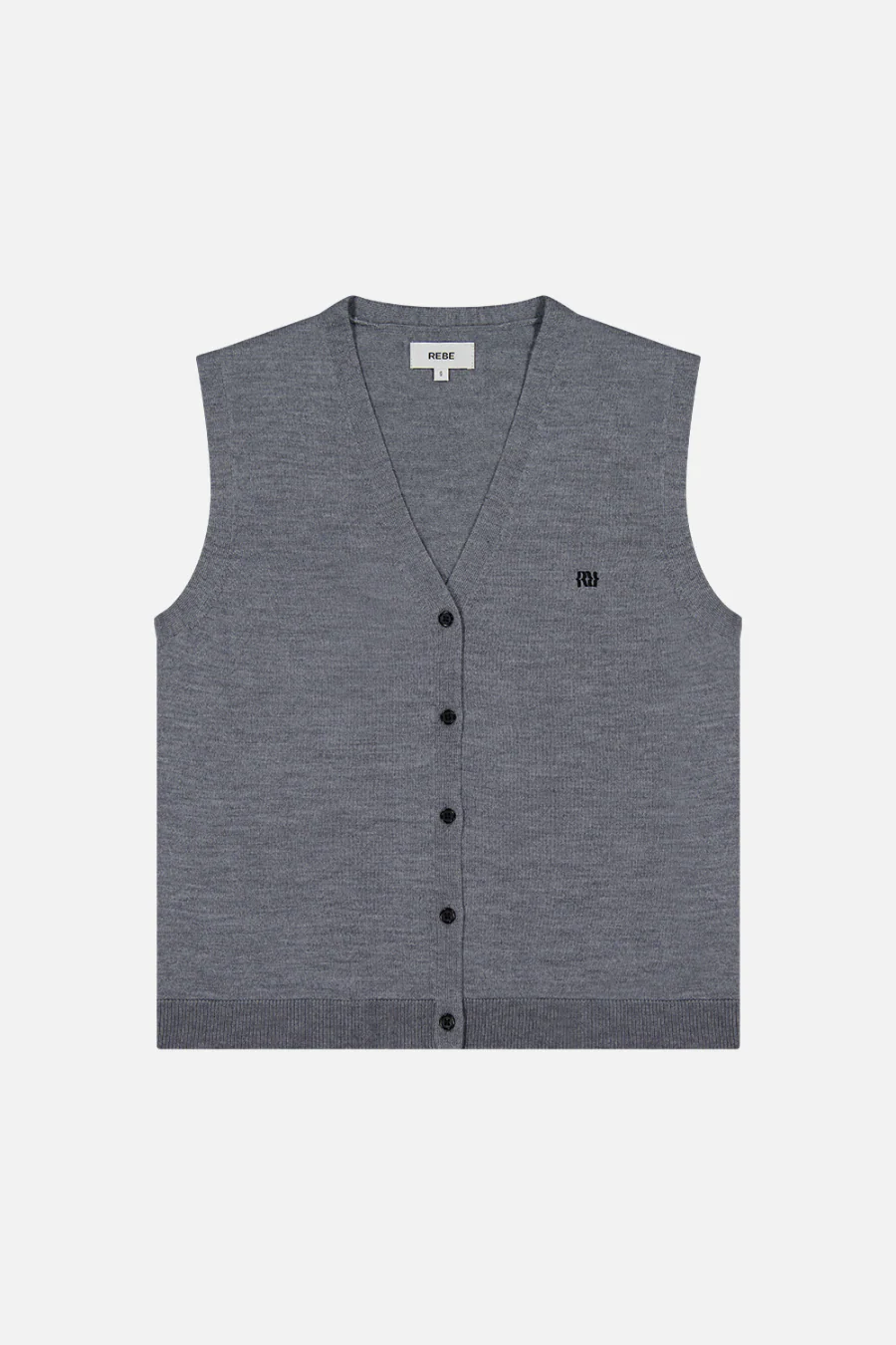 Merino Vest Grey - Image 5