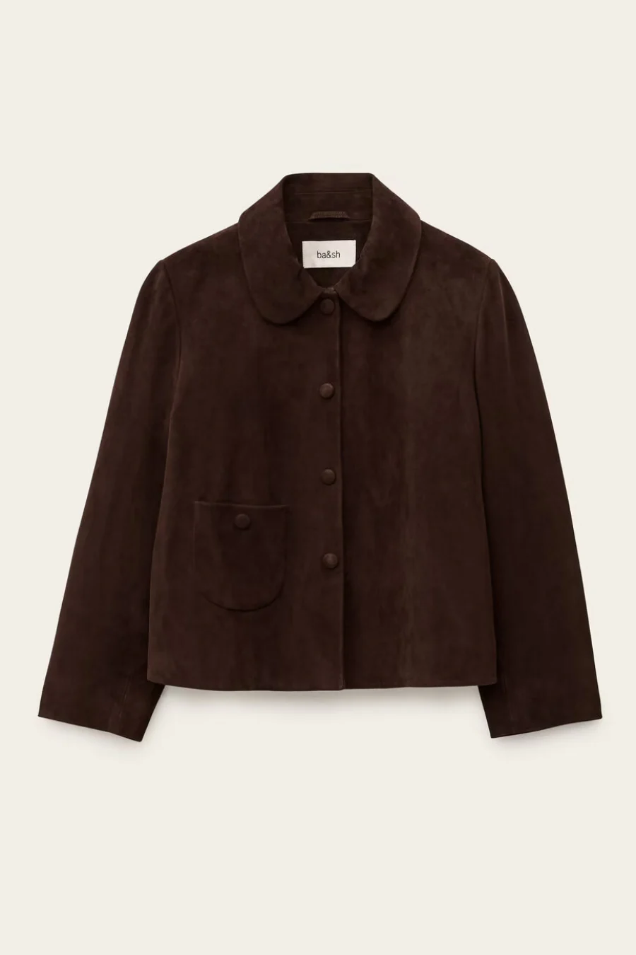 Milas Suede Jacket Chocolate - Image 5