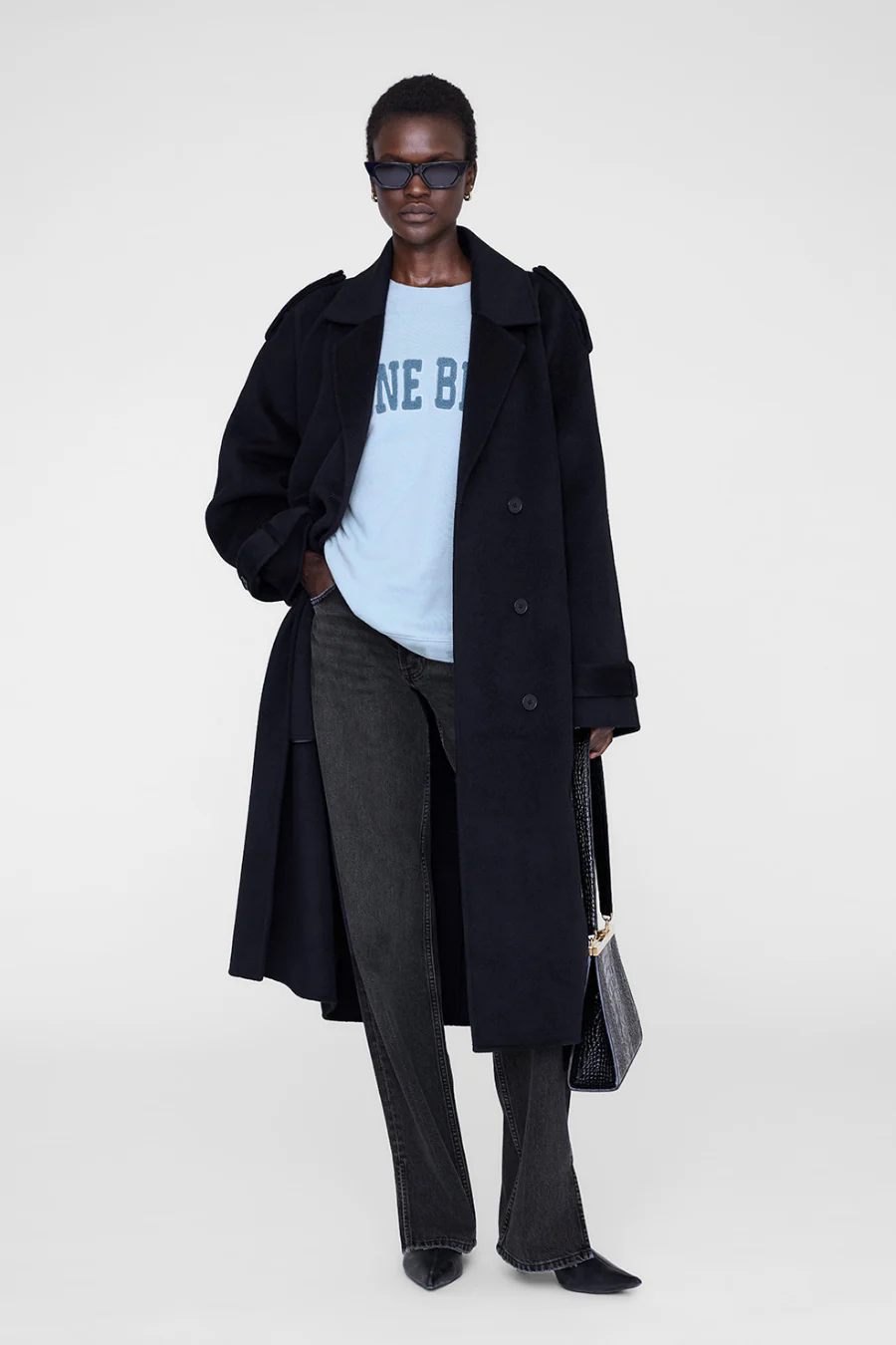 Miles Sweatshirt Anine Bing Pale Blue - Image 3