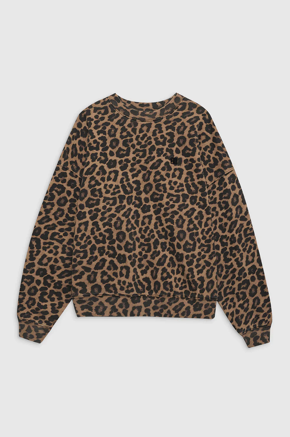 Miles Sweatshirt Black And Brown Leopard - Image 3