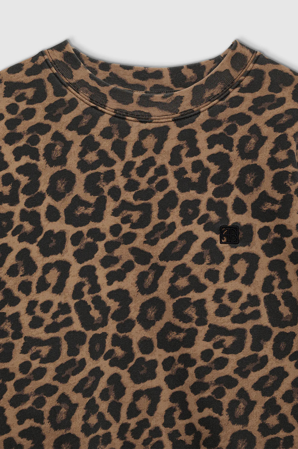Miles Sweatshirt Black And Brown Leopard - Image 4