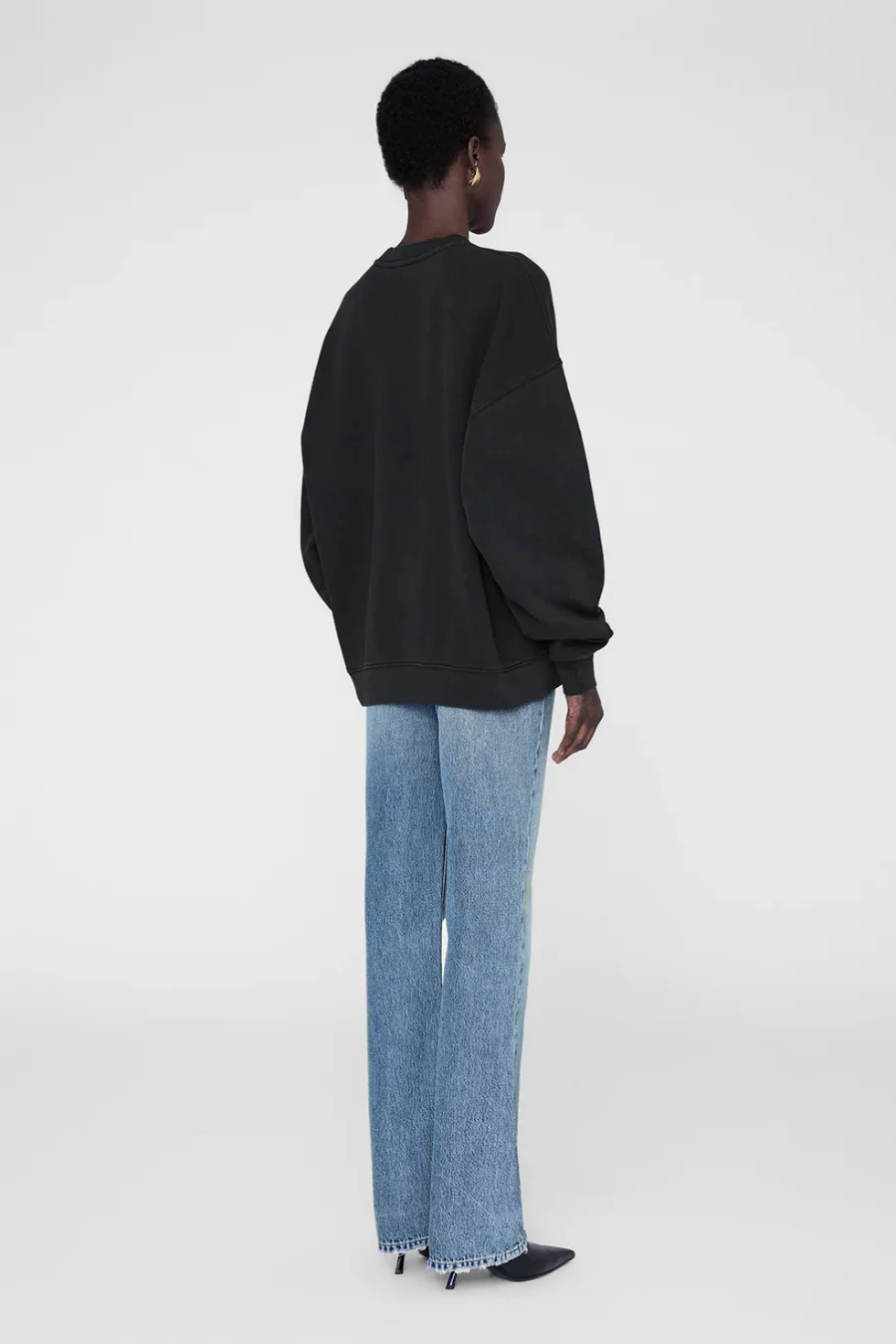 Miles Sweatshirt Chenille Signature Black - Image 2