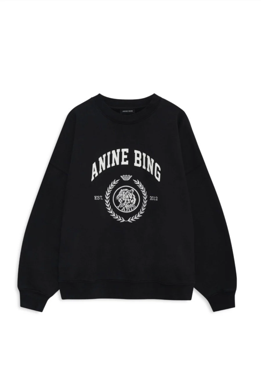 Miles Sweatshirt Collegiate Vintage Black - Image 3