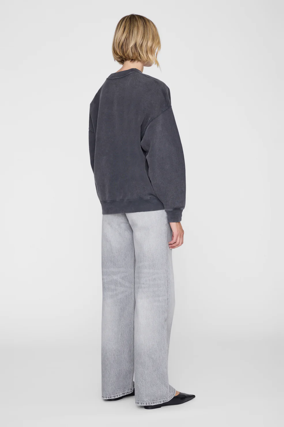 Miles Sweatshirt Tiger Washed Black - Image 2