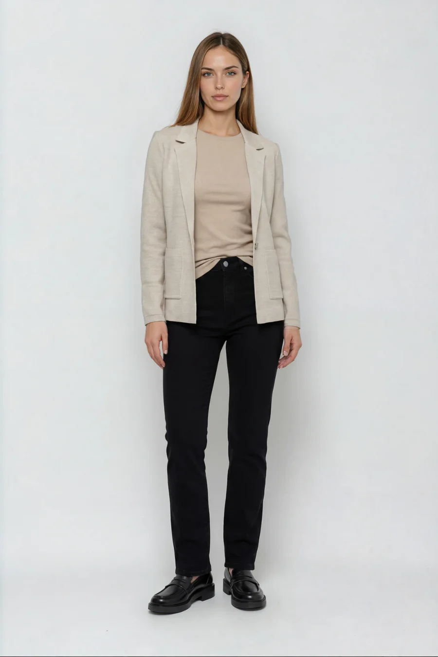 Millie Knit Jacket Cream