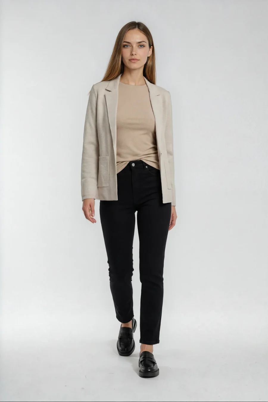 Millie Knit Jacket Cream - Image 2