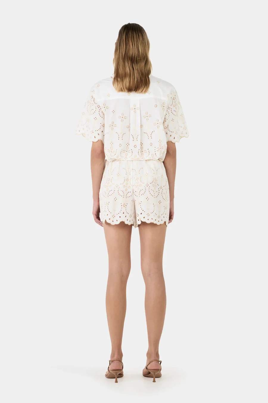 Milly Short Ivory Anglaise - Image 2