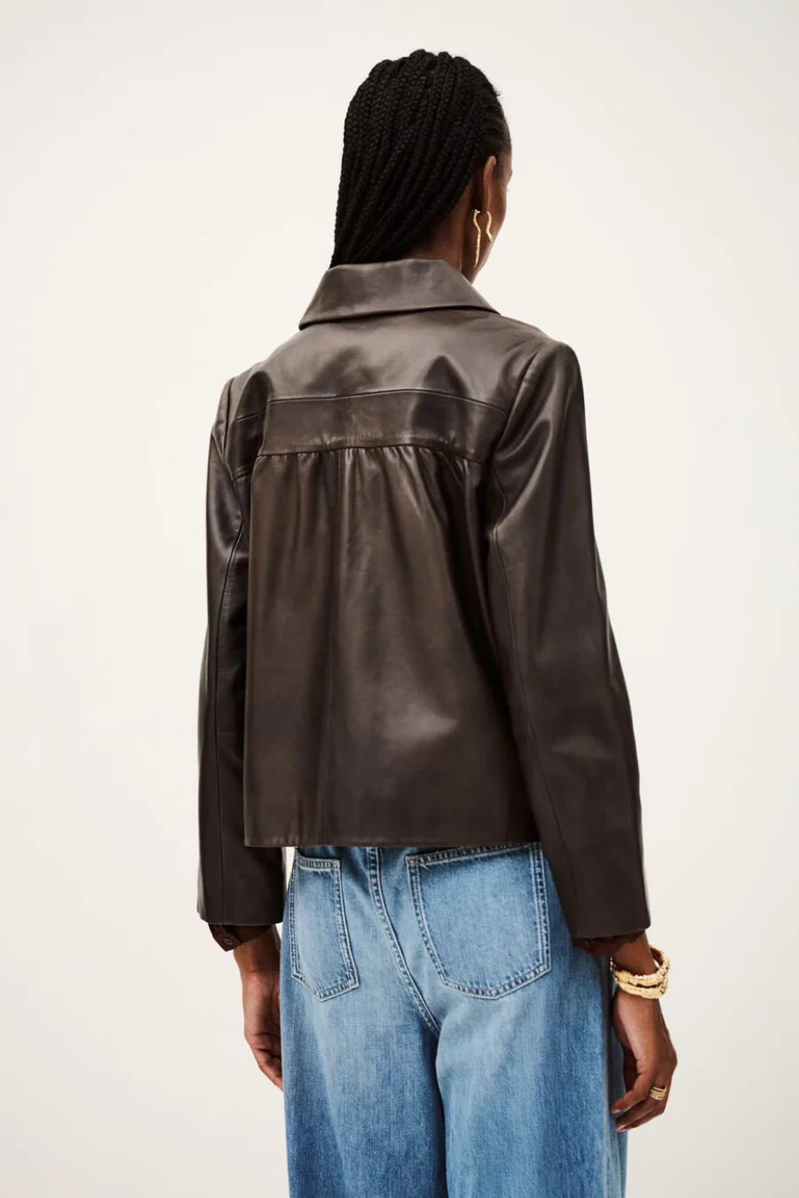 Milos Jacket Dark Brown - Image 2
