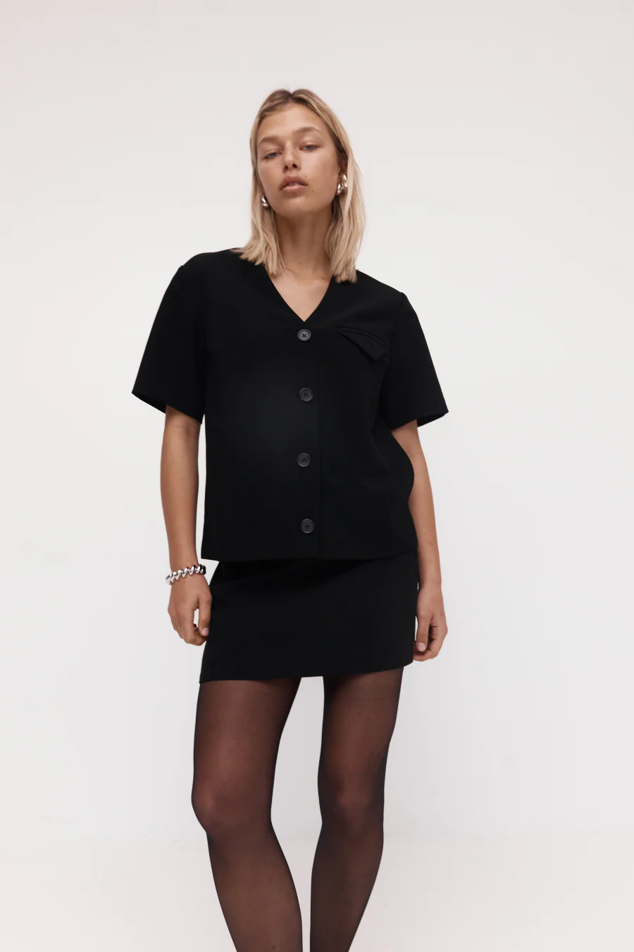 Mini Skirt Black - Image 3