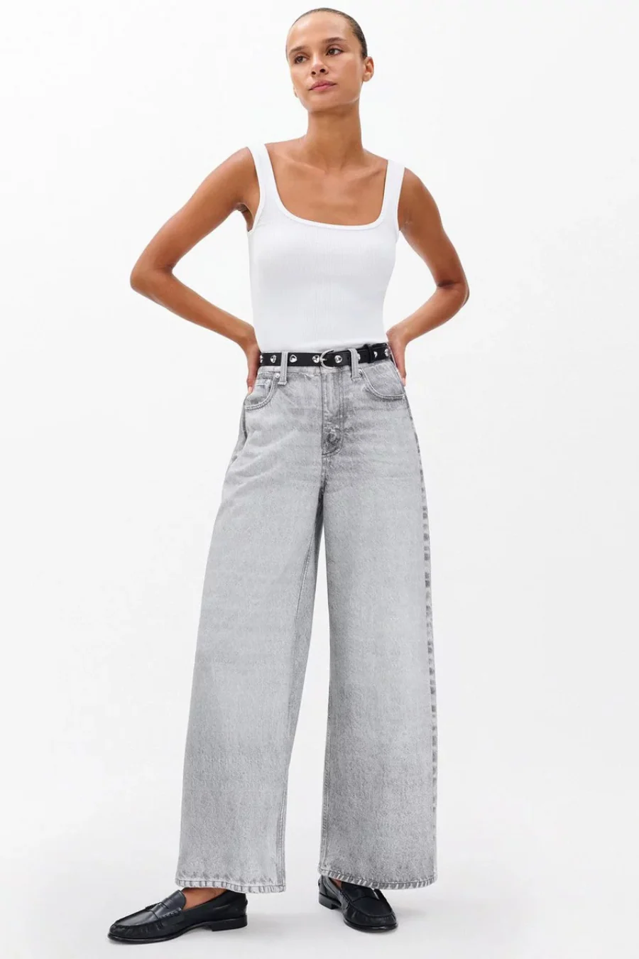 Miramar Terry Sofie Ankle Pant Icy Grey - Image 2