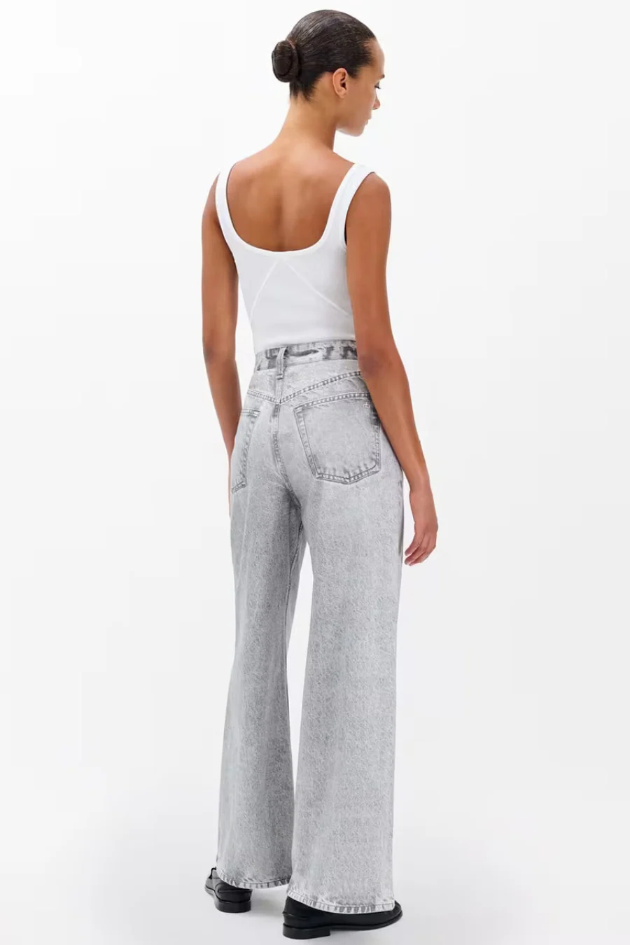 Miramar Terry Sofie Ankle Pant Icy Grey - Image 3