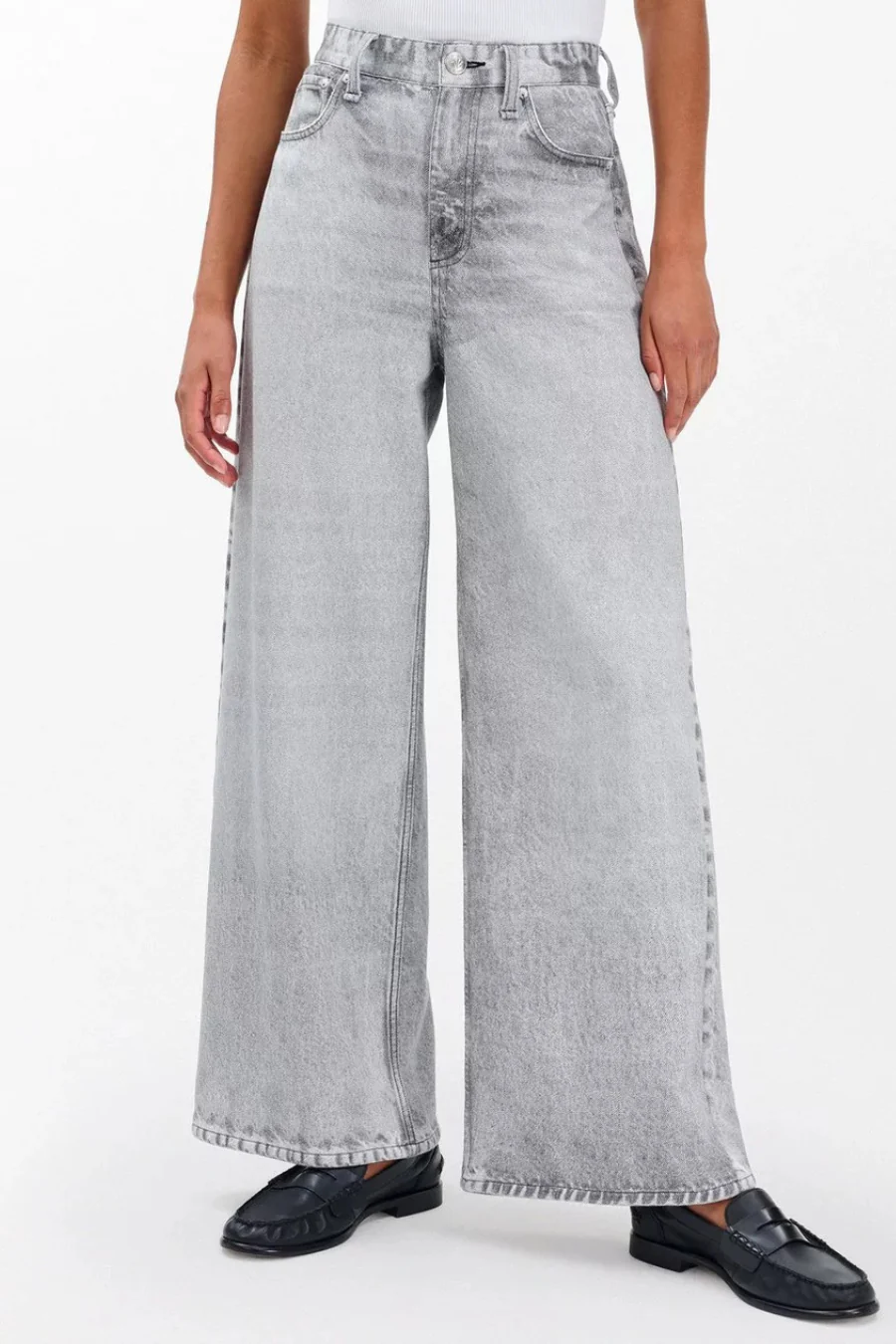 Miramar Terry Sofie Ankle Pant Icy Grey - Image 4