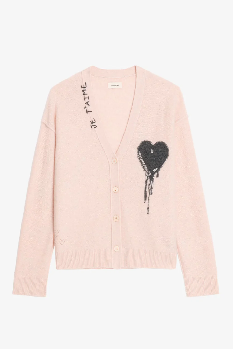 Mirkaz Cashmere Cardigan Pearly - Image 4
