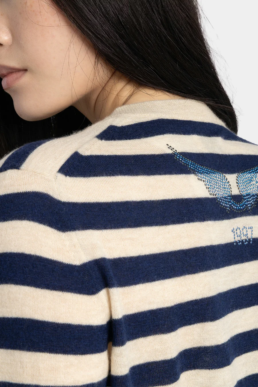 Missya Striped Cardigan Marine - Image 4