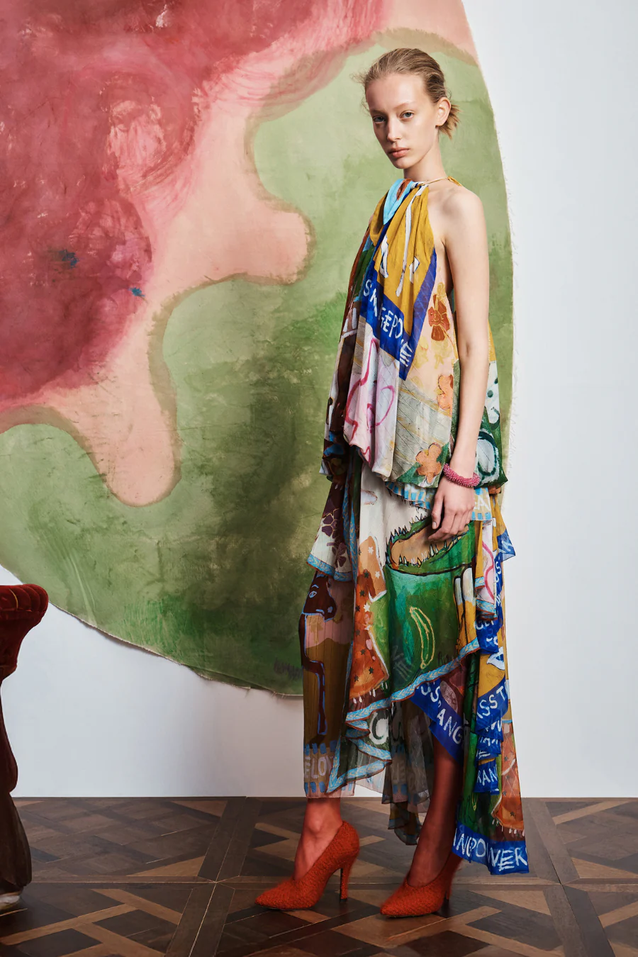 Mlak Halter Gown Multi - Image 2